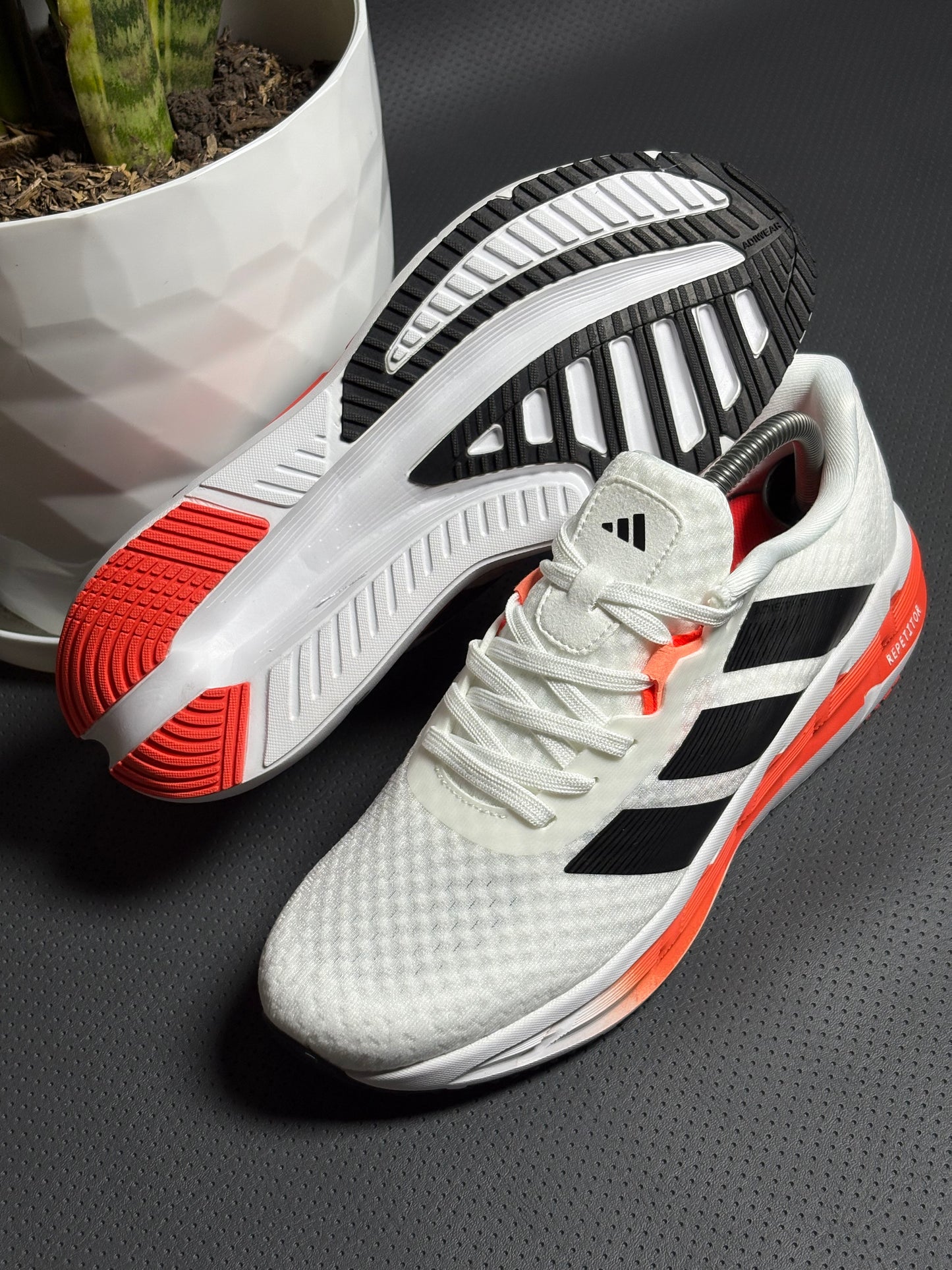 ADIDAS ADISTAR BLANCO - NARANJA