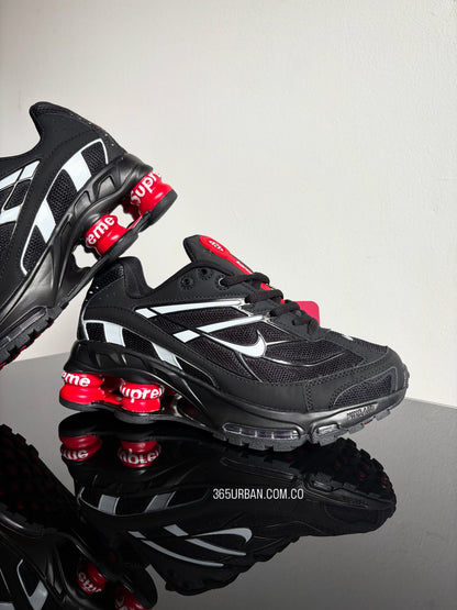 NIKE SHOX SUPREME NEGRO/ROJO
