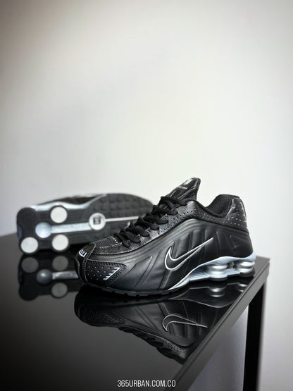 NIKE SHOX R4 NEGRO-PLATA