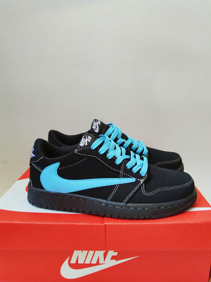 AIR JORDAN 1 LOW TRAVIS SCOTT NEGRO-AZUL